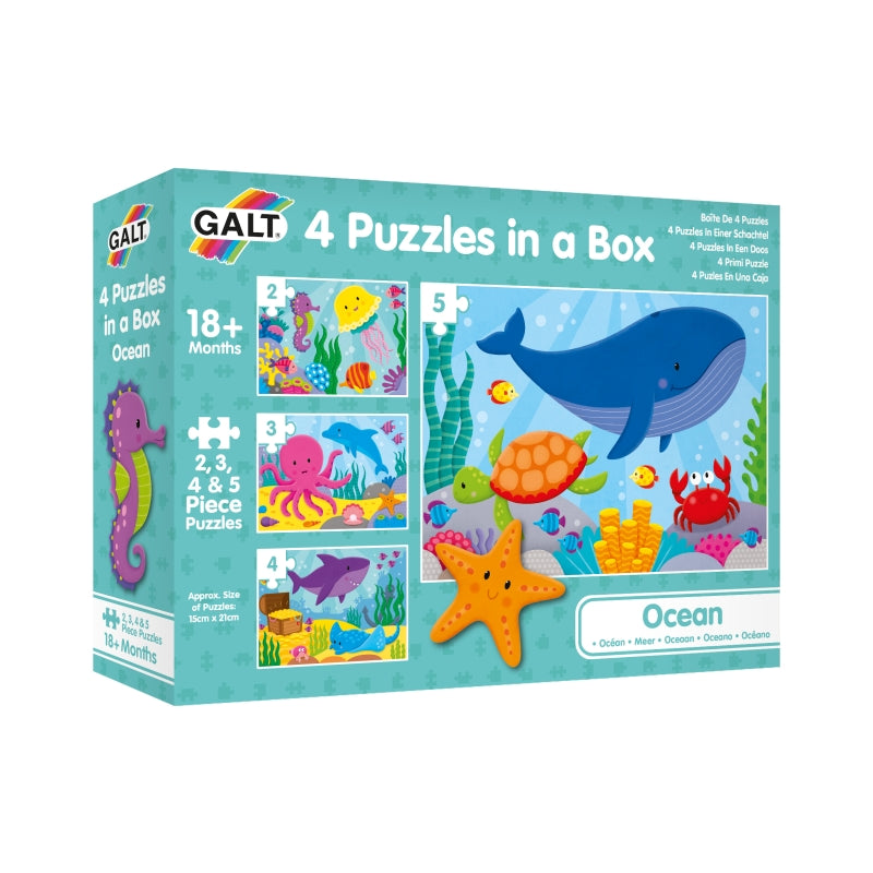 Galt 4 Puzzles in a Box - Ocean