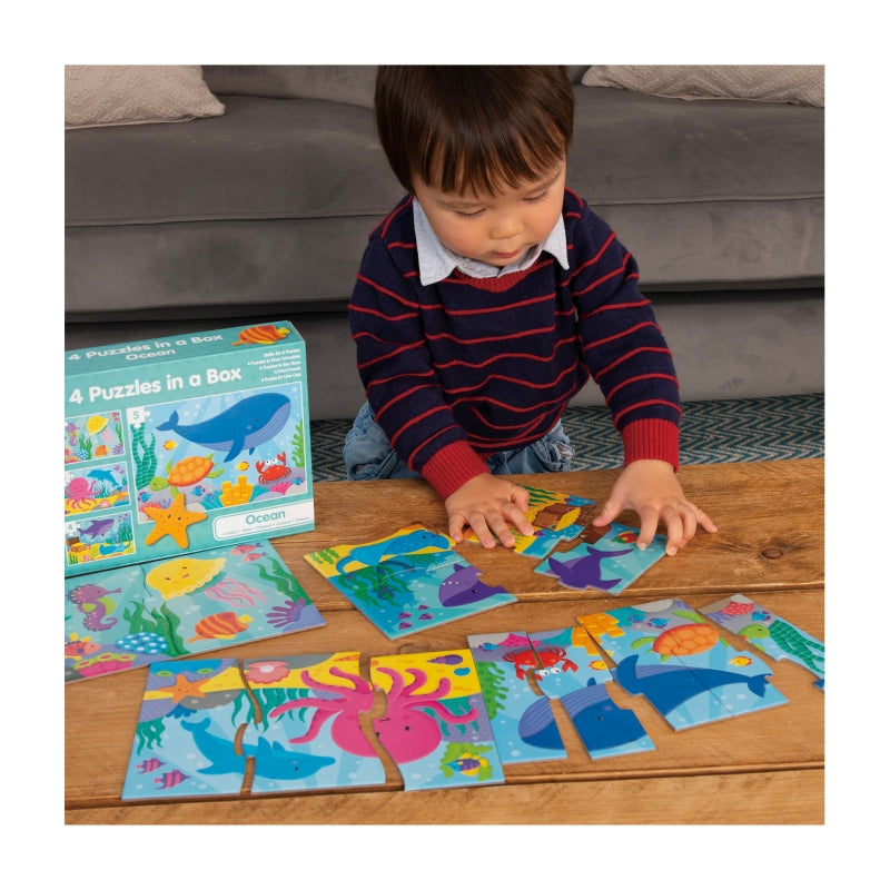 Galt 4 Puzzles in a Box - Ocean