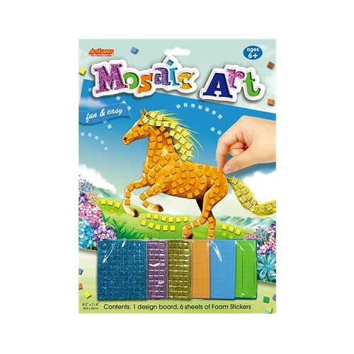 Art Lover Mosaic Art Horses 3 ass A4