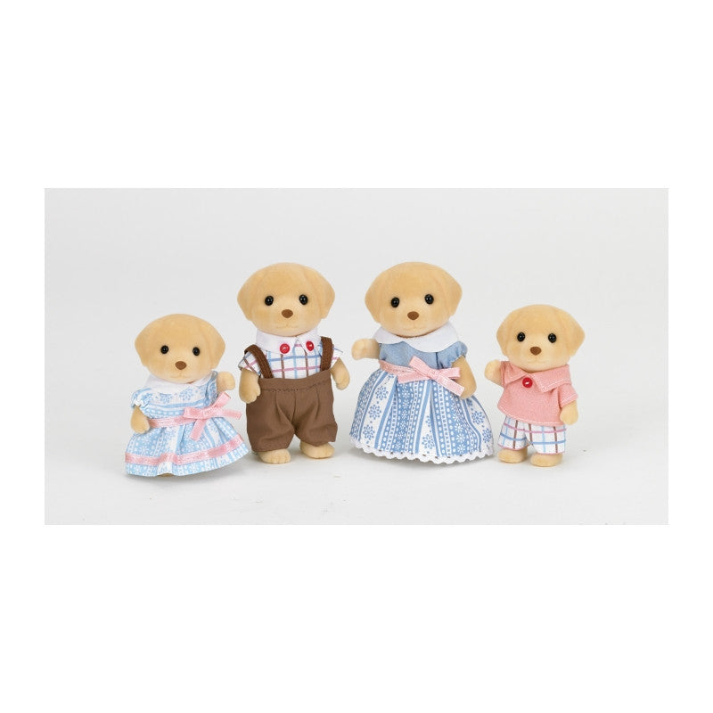 Sylvanian yellow labrador family
