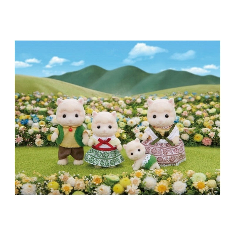 Syivanian wooly alpaca family