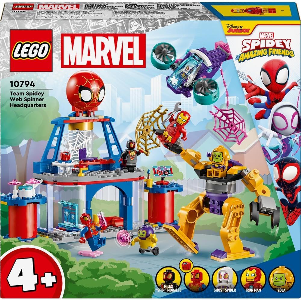 Lego Marvel Team Spidey Web Spinner Headquarters