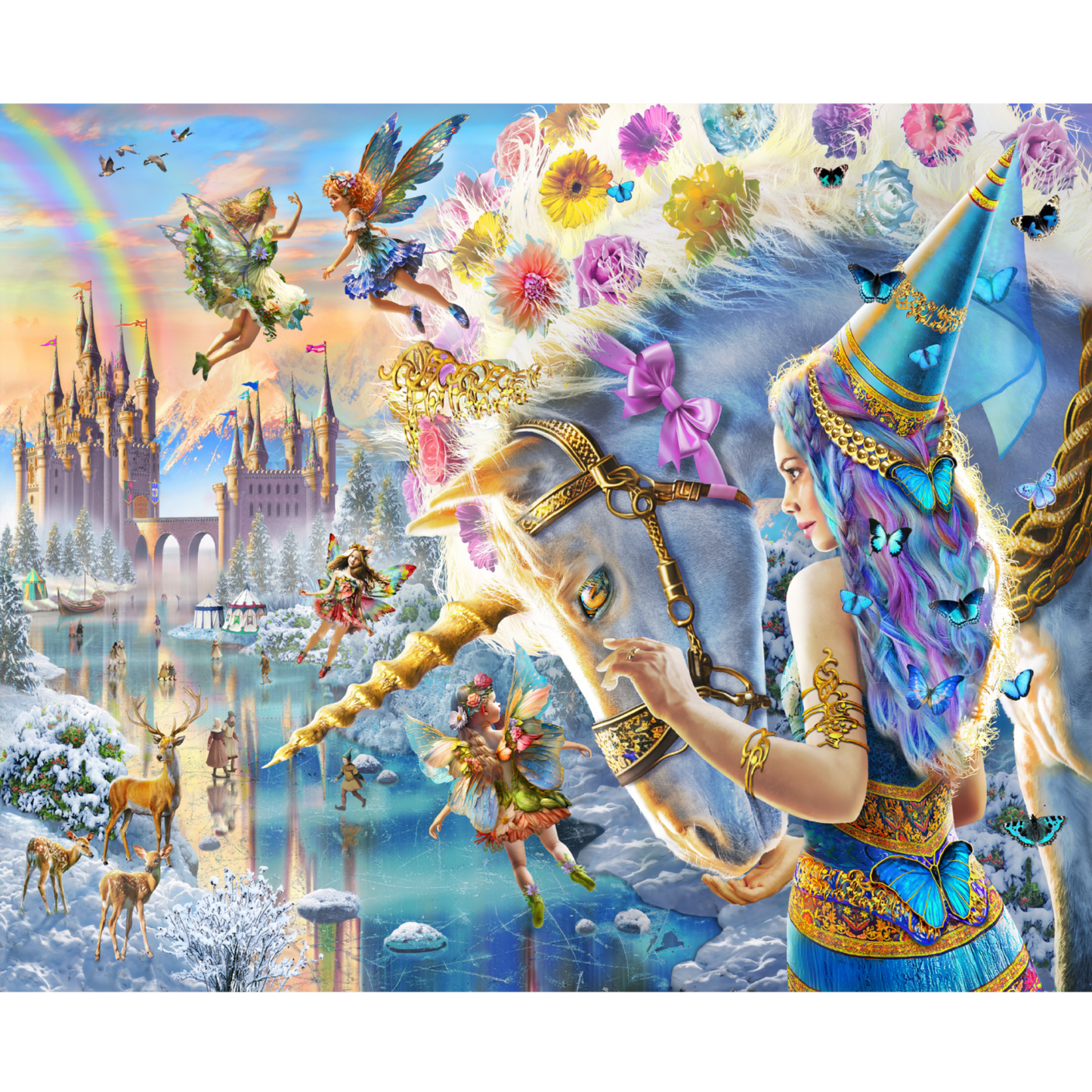 RGS Butterfly Princes Unicorn 500pc