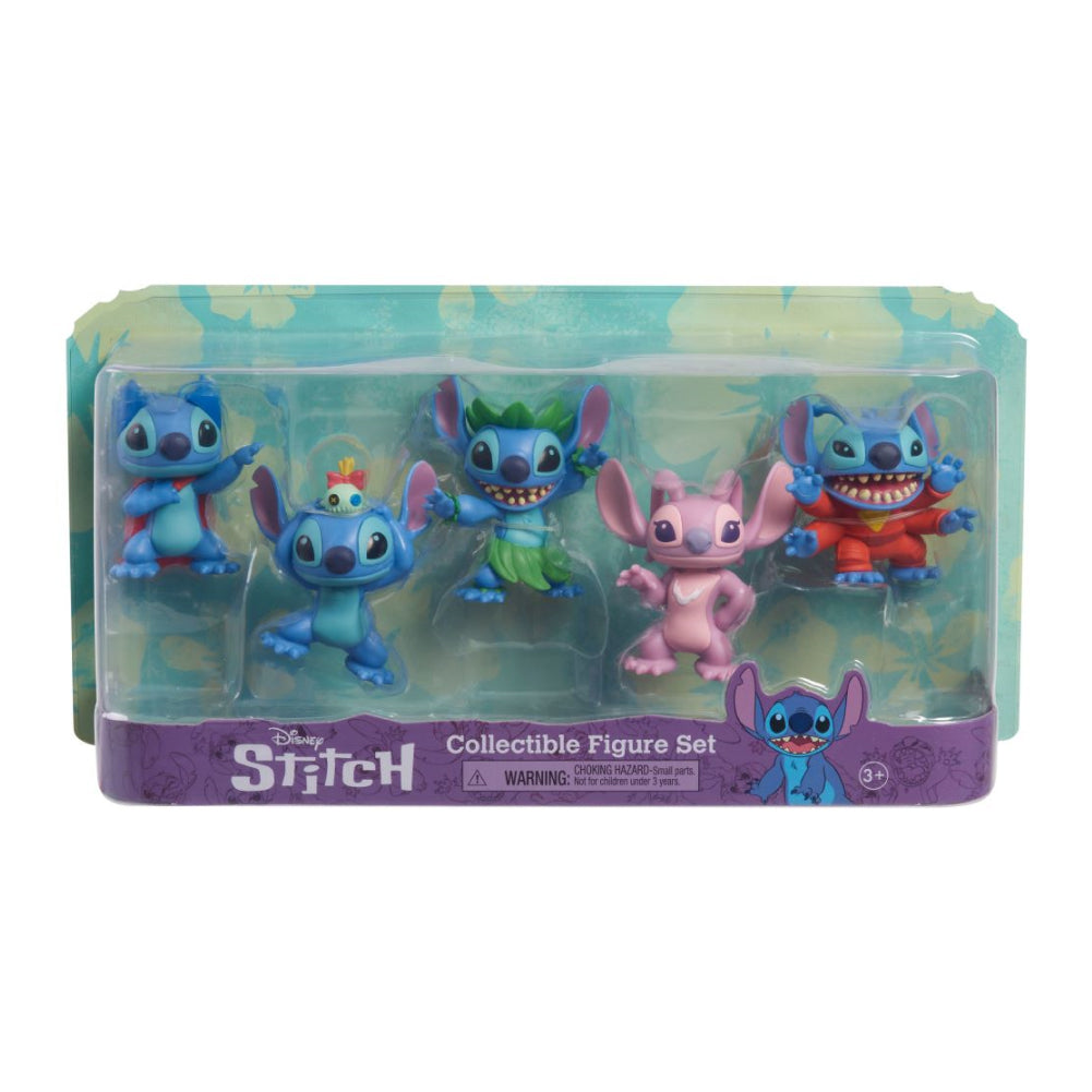 Stitch Collectible 5pk Figures