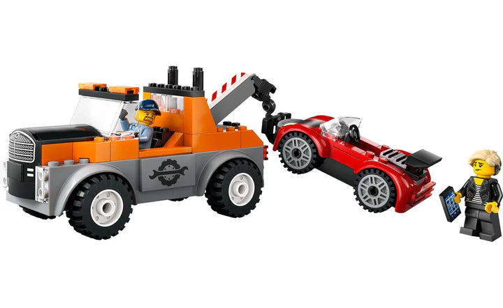 Lego City Tow Truck and Sports Car Repair