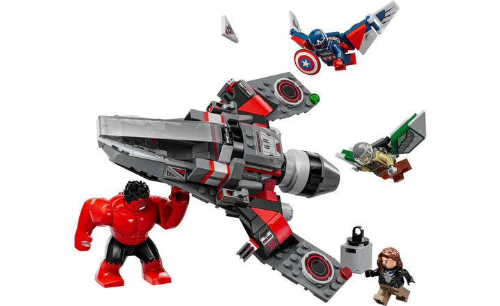 Lego Marvel Captain America vs. Red Hulk Battle