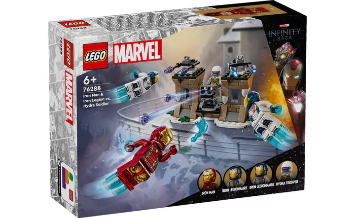 Lego Marvel Iron Man & Iron Legion Vs. Hydra Soldier