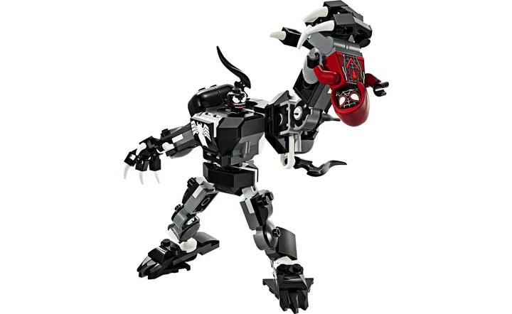 Lego Marvel Venom Mech Armor vs Miles Morales