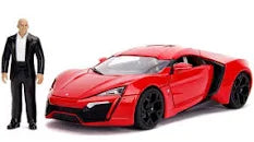 Fast & Furious 1:16 R/c Lykan Hypersportglossy Red