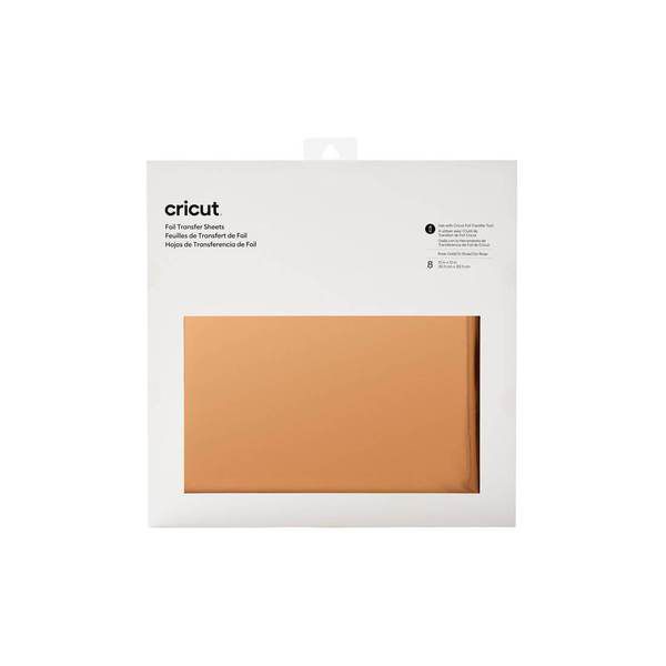Cricut Transfer Foil Sheets 10x15cm 24 sheets (Rose Gold) V&N Goodies Galore