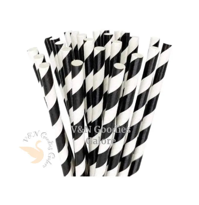 Straws-White and Black V&N Goodies Galore