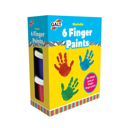 Galt 6 finger paints washable