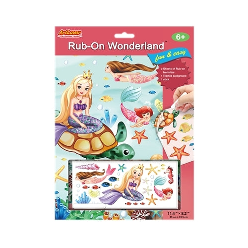 Art Lovers Rub on Wonderland 3 ass Fairytale A4