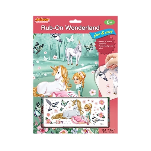 Art Lovers Rub on Wonderland 3 ass Fairytale A4