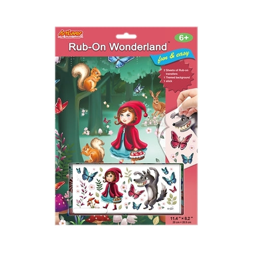 Art Lovers Rub on Wonderland 3 ass Fairytale A4