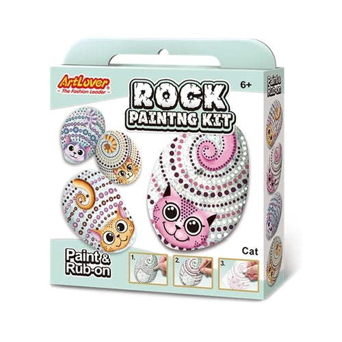 Art Lovers Rock painting kit 2 ass 4 Rcks each