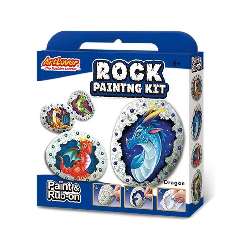 Art Lovers Rock painting kit 2 ass 4 Rcks each