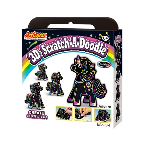 Art Lovers Scratch a Doodle 4 in 1