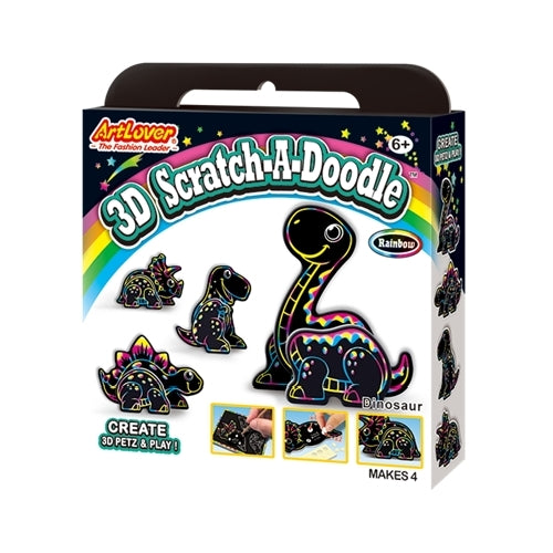 Art Lovers Scratch a Doodle 4 in 1