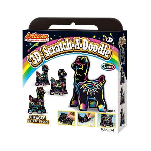 Art Lovers Scratch a Doodle 4 in 1