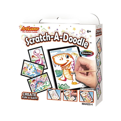 Art Lovers Scratch a Doodle Amazing 4 IN 1