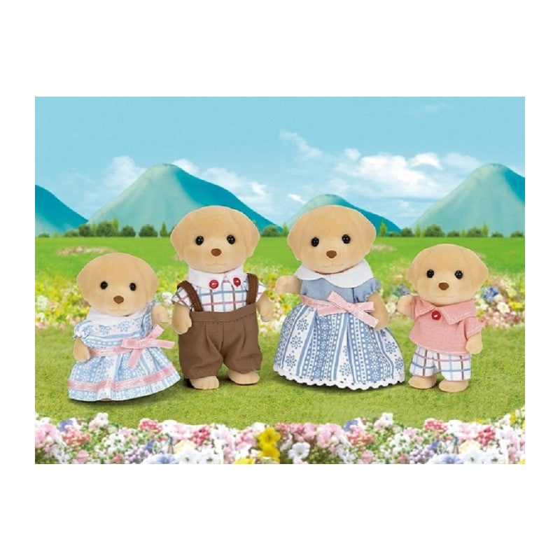 Sylvanian yellow labrador family