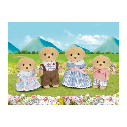 Sylvanian yellow labrador family