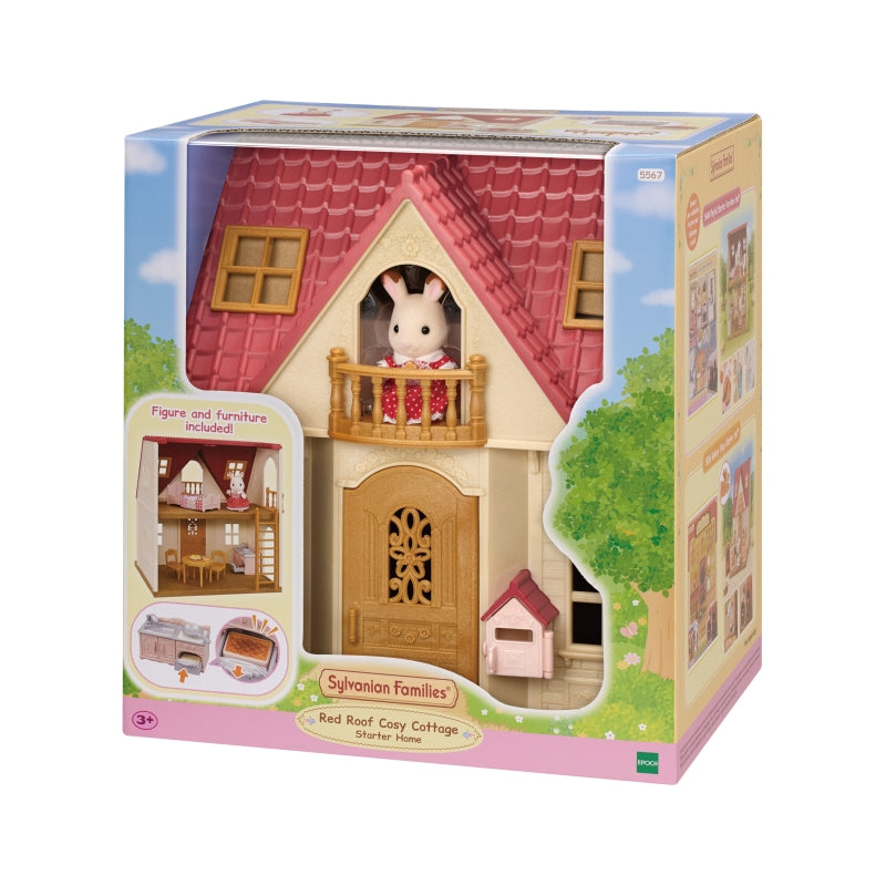 Sylvanian families red roof cosy cottage starter home