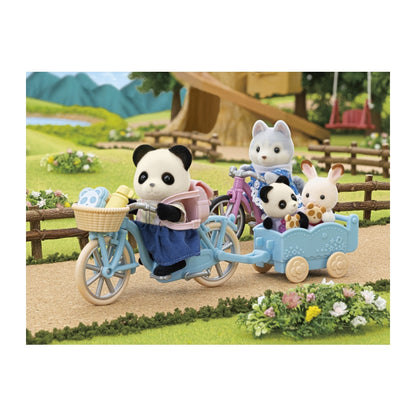 Sylvanian Cycle and Skate Set Panda Girl
