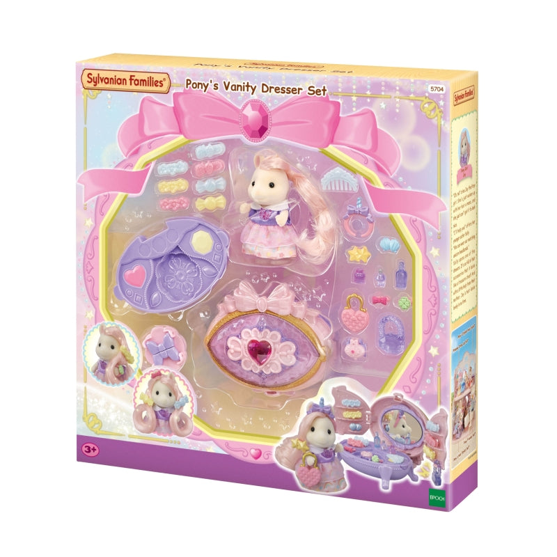 Sylvanian Pony's Vanity Dresser Set