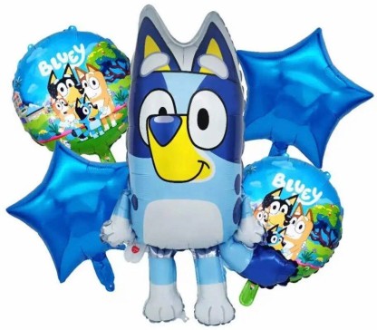 Bluey's 5 pack foil balloon