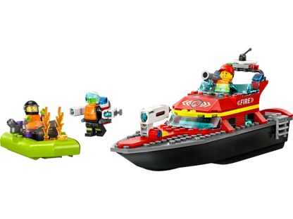 Lego City Fire Rescue Boat