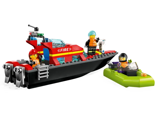 Lego City Fire Rescue Boat