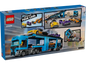 Lego City Car Transporter Truck with Sports Cars