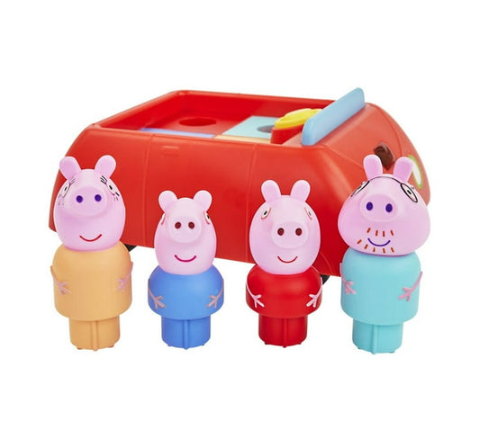 Peppa Pig Wooden Family Car W Peppa