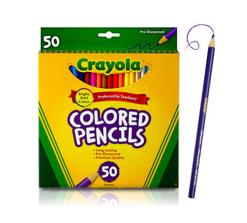 Crayola 50 Coloured Pencils