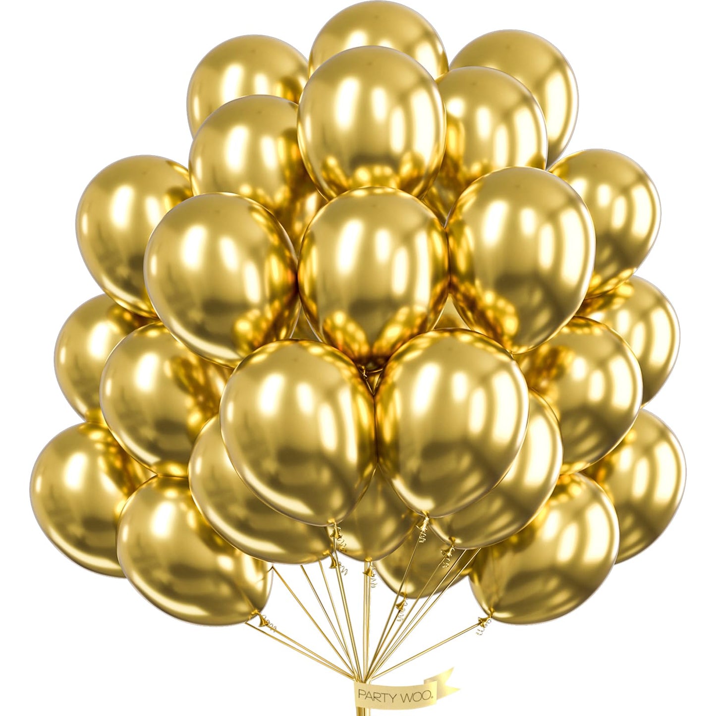 Balloons 5 inches Latex chrome metallic 50pcs