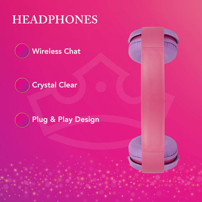 Disney Princesses Bluetooth Wireless Stereo Headphones