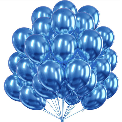 Balloons 5 inches Latex chrome metallic 50pcs