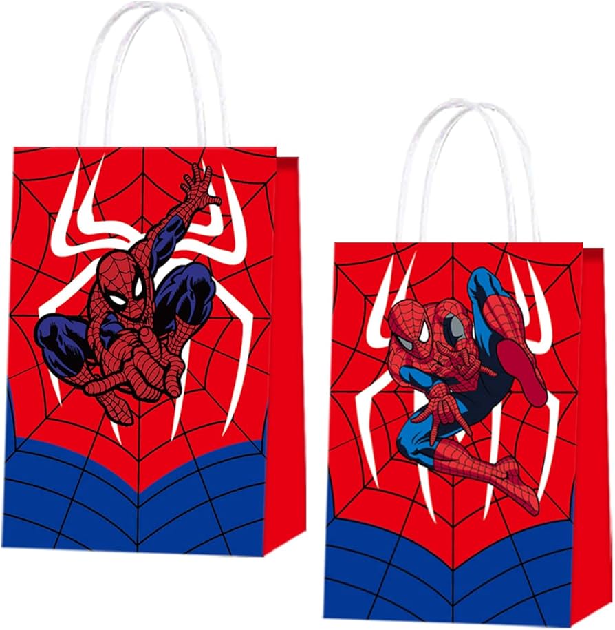 Party Paper  bags  themed 10 pack