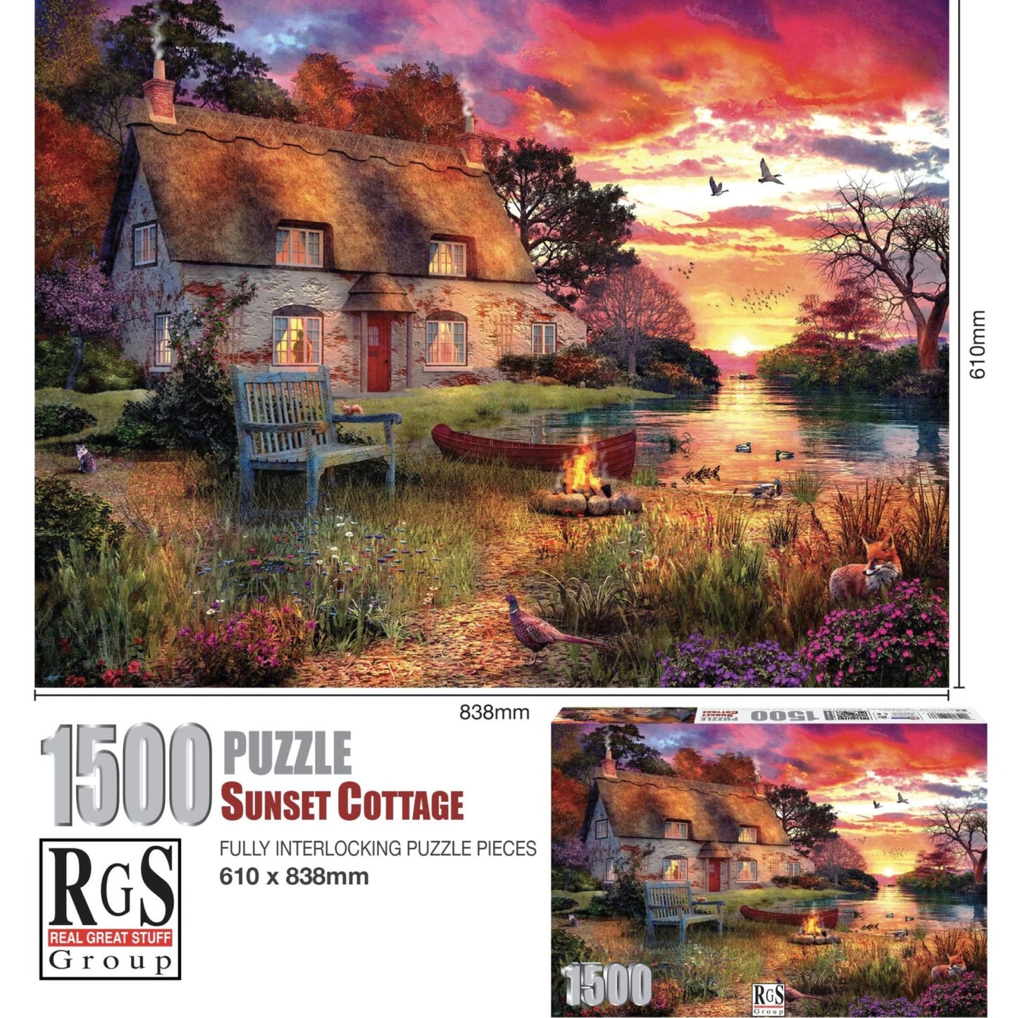 RGS Sunset Cottage 1500 Pieces