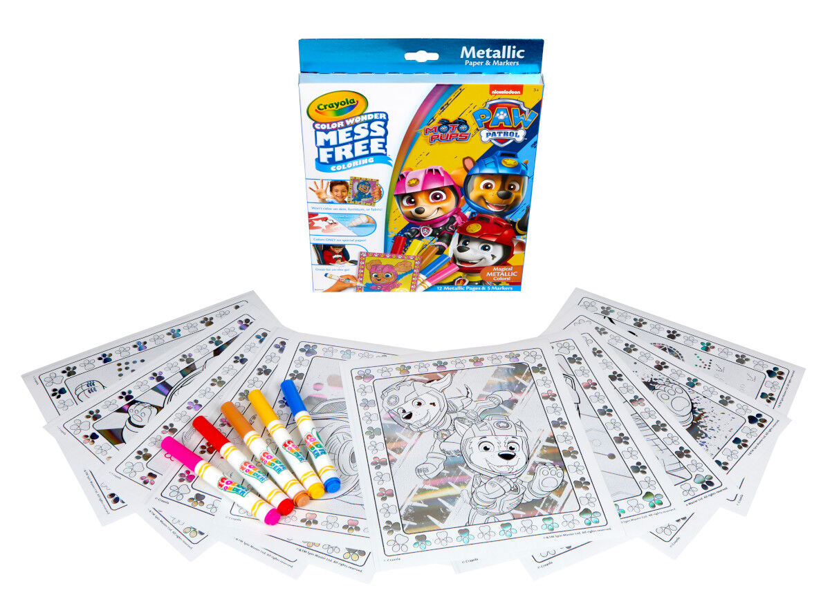 Crayola Color Wonder Set Paw Patrol, Foldelope, 4