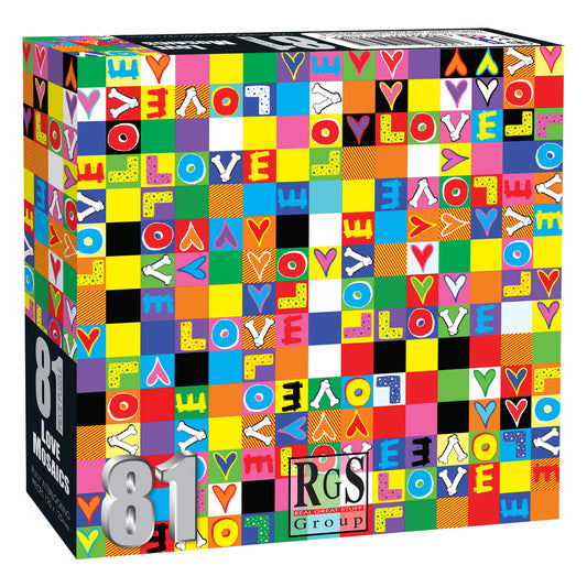 RGS  Mini 81pc - Love Mosaics in Disp unit