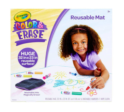 Crayola Mini Kids Color & Erase Mat 90x60cm (squa