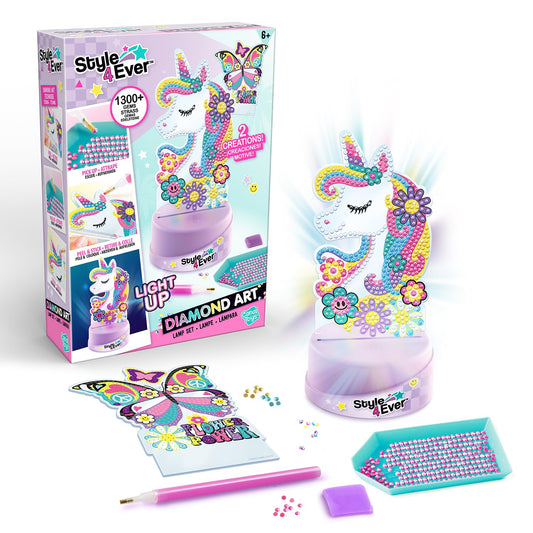 Style 4 Ever Diamond Art Lamp Set