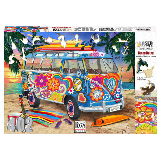 RGS Beach Break Laser Crafted Widget Puzzle 402pc