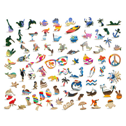 RGS Beach Break Laser Crafted Widget Puzzle 402pc
