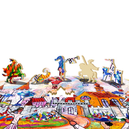 RGS Balloon Festival Laser Crafted Widget Puzzle 450pc