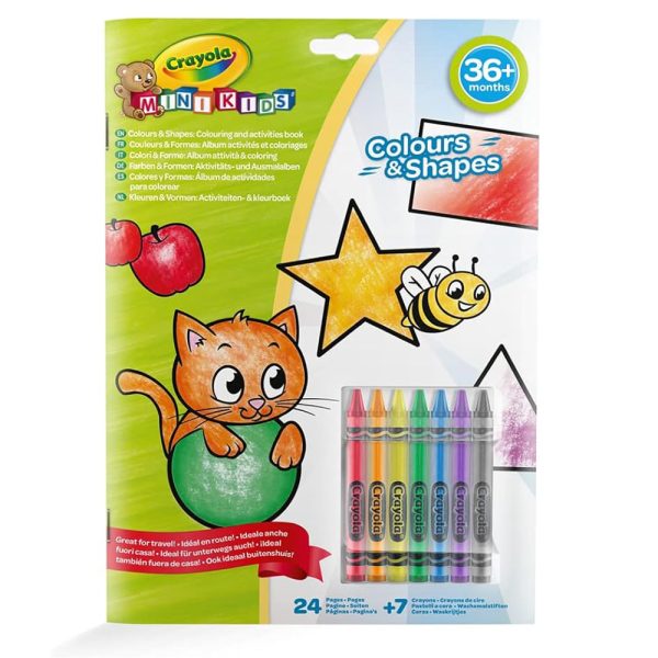 Crayola Mini Kids 18pg Maxi Coloring Page & 4ct M