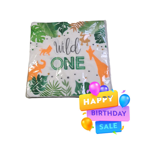 Serviettes Theme-Wild One